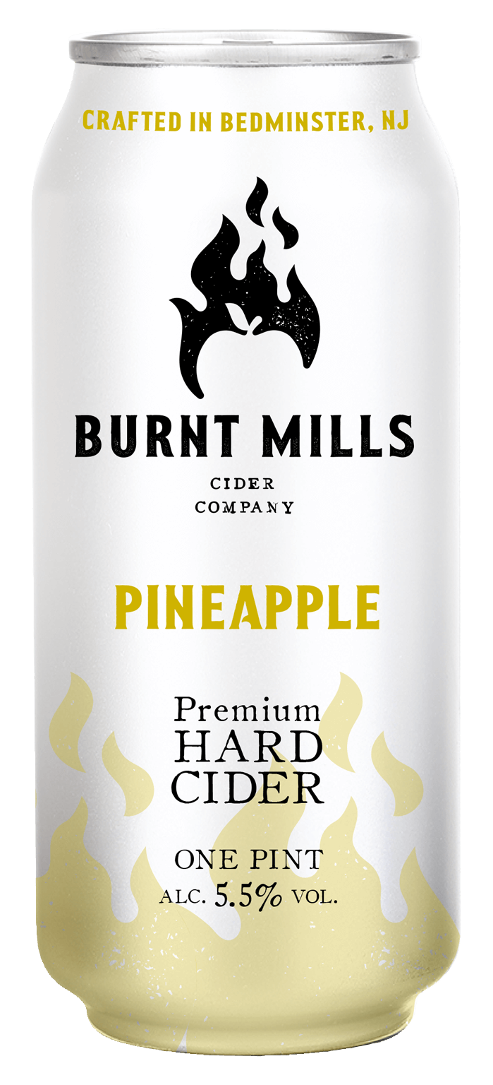 pineapple hard cider - burnt mills cider